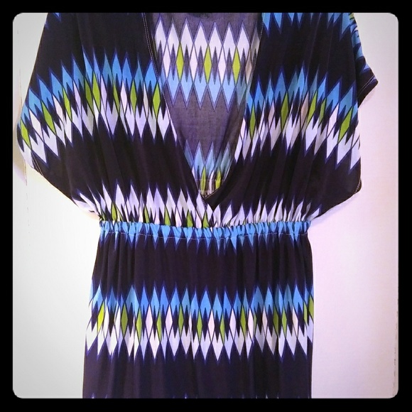 Geometric maxi dress - Picture 1 of 2